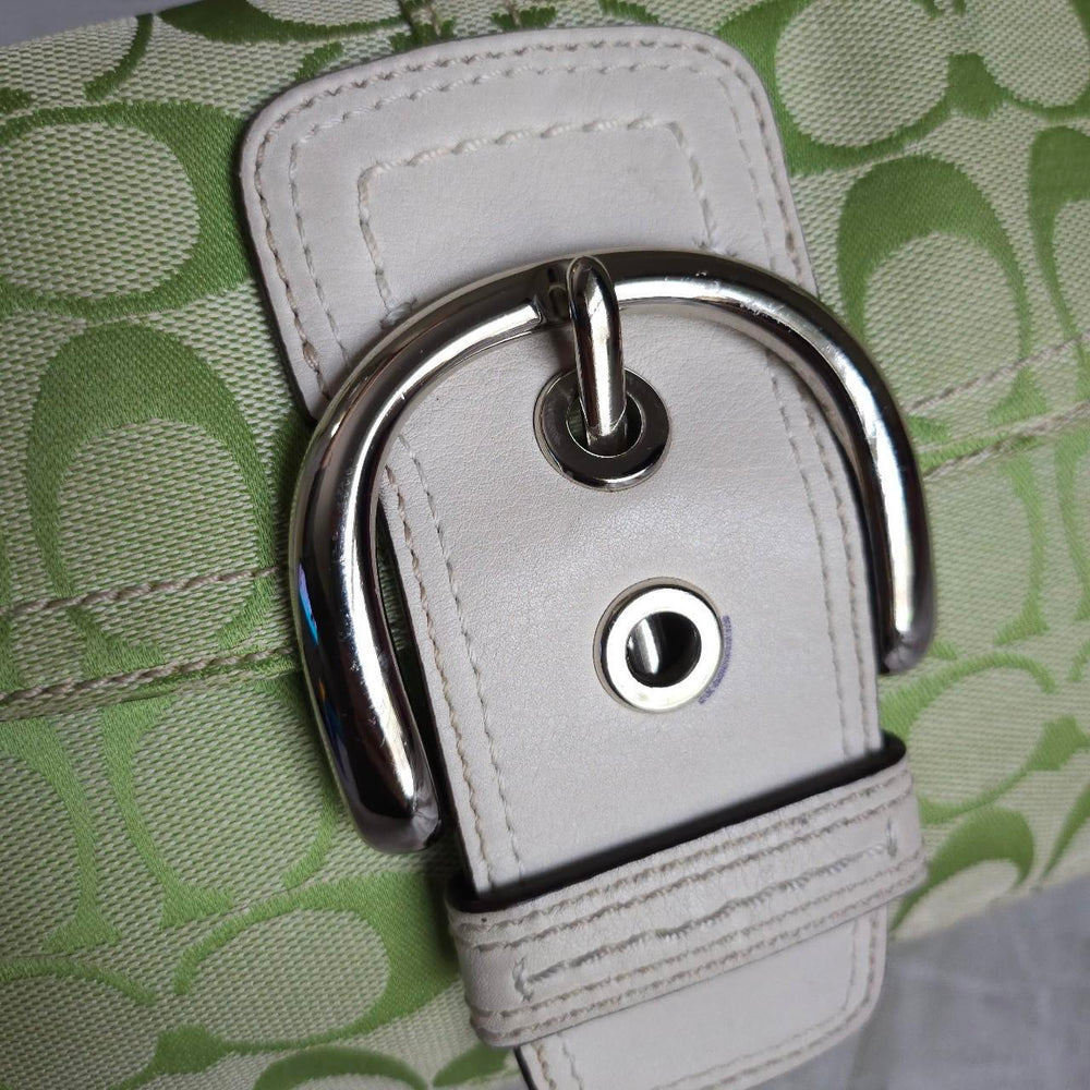 💚 Y2K Coach Lime Green Soho Shoulder Bag Purse 💚