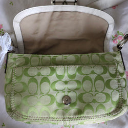 💚 Y2K Coach Lime Green Soho Shoulder Bag Purse 💚